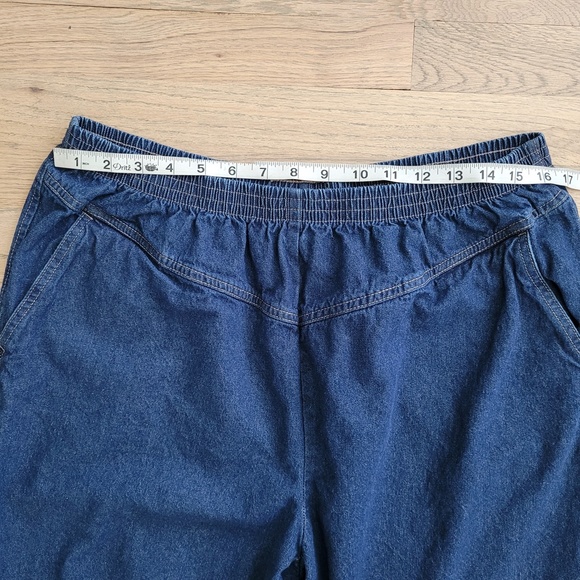 Vintage 80s American Sweetheart Jeans High Rise Straight Leg Pull On Grandma 18P - Picture 11 of 15